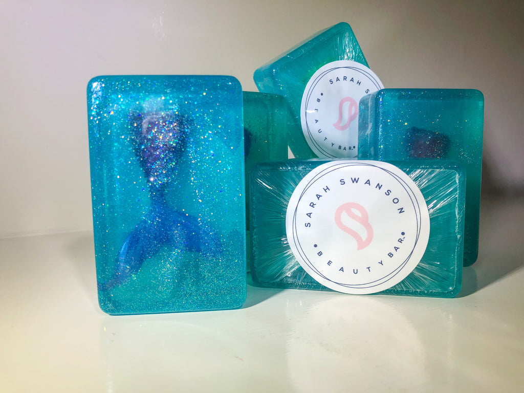 Mermaid Glitter Bath Soap